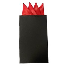 Cotim Coyin Prefolded Suit Pocket Squares Card Solid Color Handkerchief