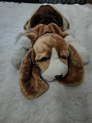 Basset Hound Beagle Plush Dog Animal Alley Toys R Us Stuffed Puppy Toy Brown 16"
