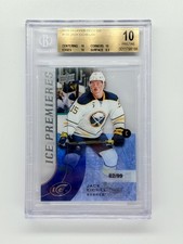 2015-16 Upper Deck Ice Premieres Jack Eichel Rookie #199 RC /99 BGS 10 PRISTINE!