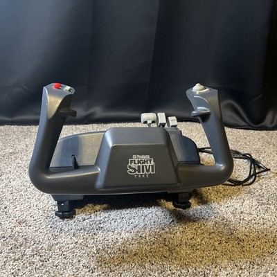 CH Products Flight Sim Yoke Wheel USB Flight Sim Controller FSY211U Made in USA