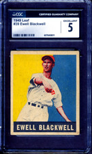 1949 Leaf Ewell Blackwell CGC 5 EX
