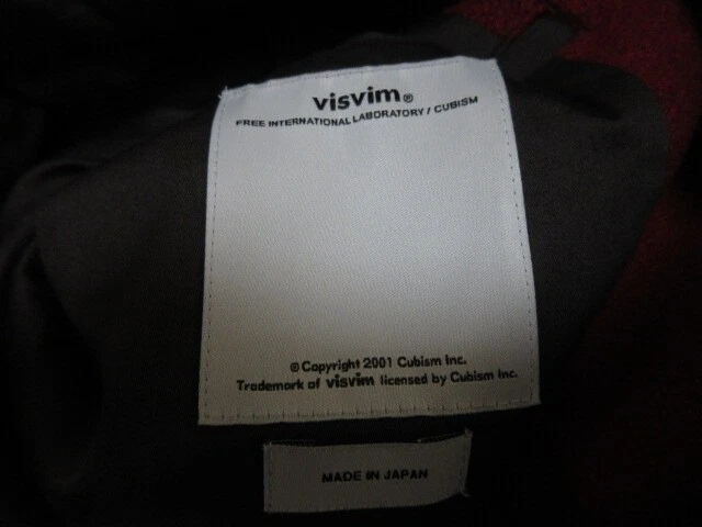 Abrigo de herge Visvim 16AW VISVIM PARA HOMBRE (TWEED DE COLECCIÓN) Tweed Lana Balmacaan Rojo 2 Foto 3 de 4