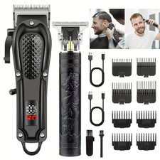 Professional Hair Clippers for Men,Professional Barber Clippers and Trimmer Set