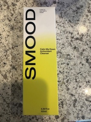 Smood Beauty Calm Me Down Antioxidant Facial Cleanser, Full Size 3.38oz