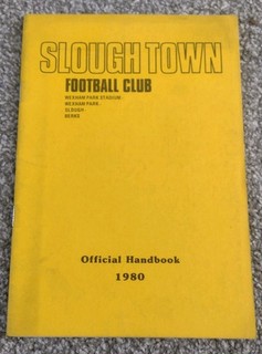 Slough Town Football Club Official Handbook 1980