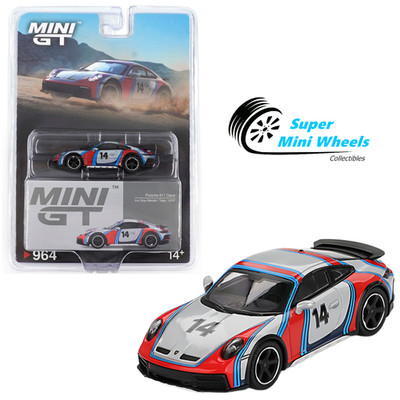 Mini GT 1:64 Porsche 911 Dakar Ice Grey Metallic ''Rally 1978'' #964