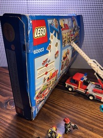 Lego city fire 60003  Fire Emergency  99% complete w/box and manuals READ