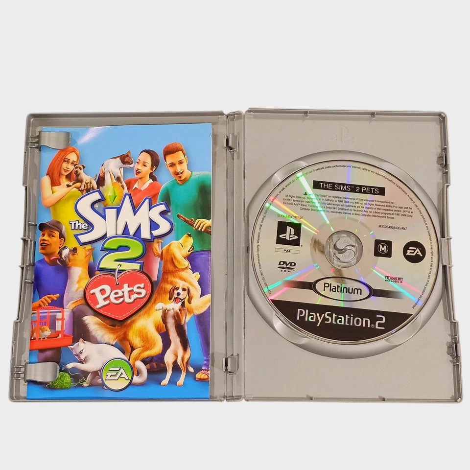 The Sims 2 Pets PlayStation 2 Sony PS2 PAL EA Game Complete Life Simulation - Image 3 of 4