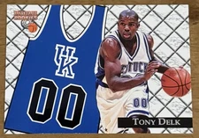 1996 Score Board Basketball Rookies - Jerseys Tony Delk #J22 (RC)