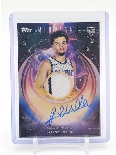 NOAH PENDA 2025-26 TOPPS MIDNIGHT RPA ROOKIE JERSEY PATCH RC AUTO Q3668
