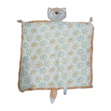 Douglas Baby Orange Fox Large Lovey Plush Security Blanket Multi Print Mushroom