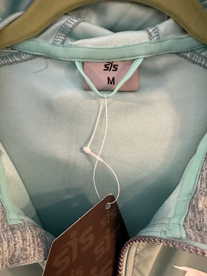 MIKEN M Logo SIS Sudadera con Capucha Cremallera Lanzamiento Lento Softbol Marca Nueva con Etiquetas Para Mujer Mediana Foto 4 de 4