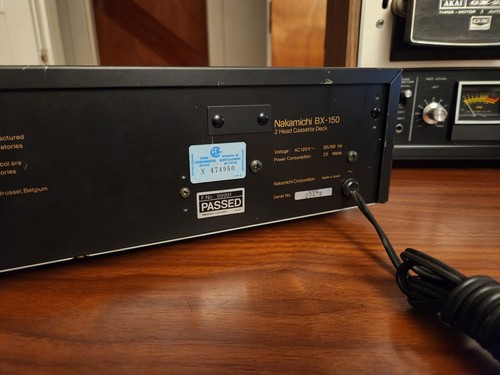 Rare Nakamichi BX-150 stereo cassette deck - serviced, calibrated made in Japan - Picture 11 of 11
