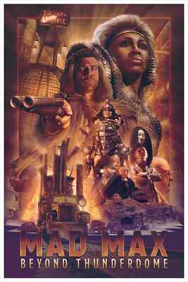 Mad Max Beyond Thunderdome Bartertown Poster Giclee Print Art 24x36 Mondo