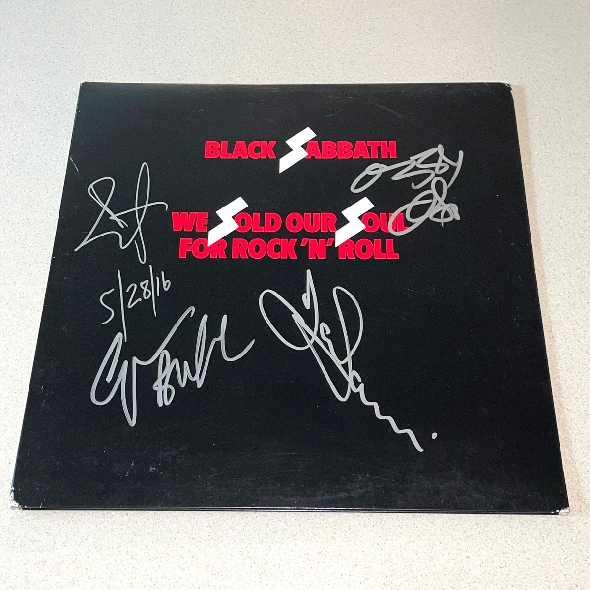 レア Ozzy Osbourne オジー BLACK SABBATH サインCD BLACK SABBATH BAND signed autographed ALBUM OZZY OSBOURNE +3