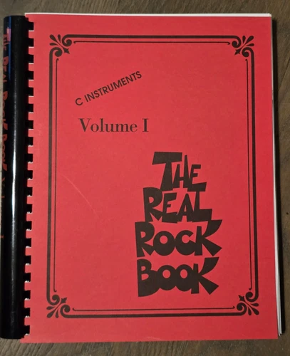 New Hal Leonard The Real Rock Book C Instruments Volume 1 Sheet Music Songbook
