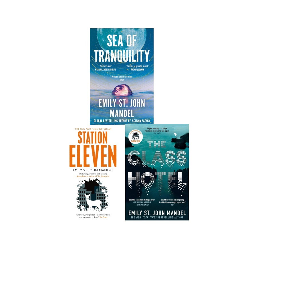 Emily St. John Mandel 3 Books Collection Set Sea of Tranquility, Station Eleven