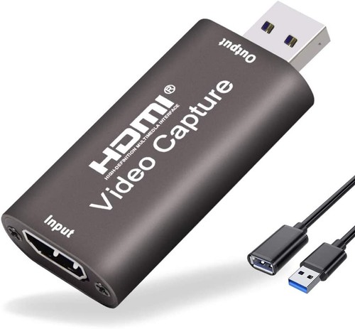 Audio Video Capture Card with USB Extension Cable/Input 4K/Output 1080P HDMI-USB - Picture 1 of 7