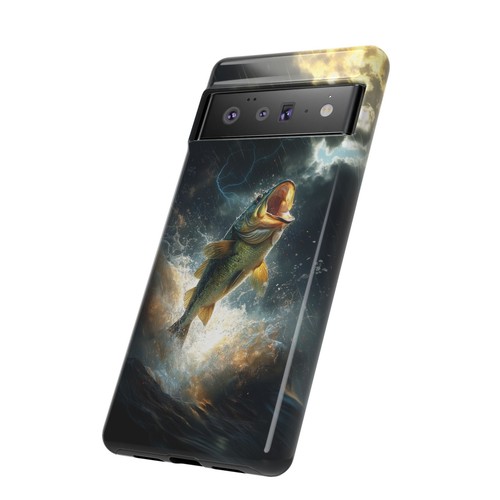 Big Mouth Bass Fish Thunderstorm River - Phone Case for iPhone, Galaxy, Pixel - 第 167/281 張圖片
