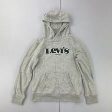 LEVI'S Hoodie 14 Years Grey Boys Logo Pullover Sweatshirt Logo