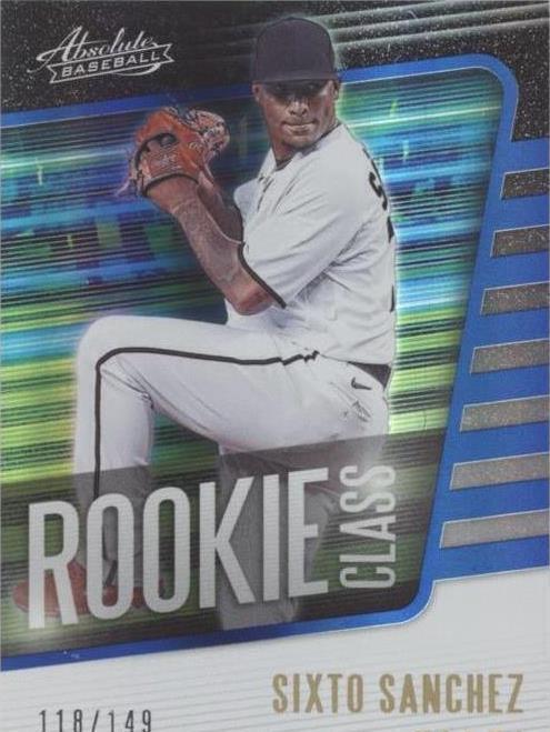 Sixto Rc 2021 Panini Absolute - Rookie Class Sixto Sanchez #RC-9 Spectrum Blue ...