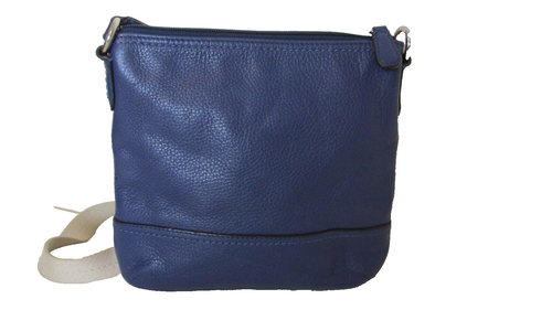 Cartera Bandolera Coach Swingpack Azul Real Cuero Guijarro - Imagen 3 de 12