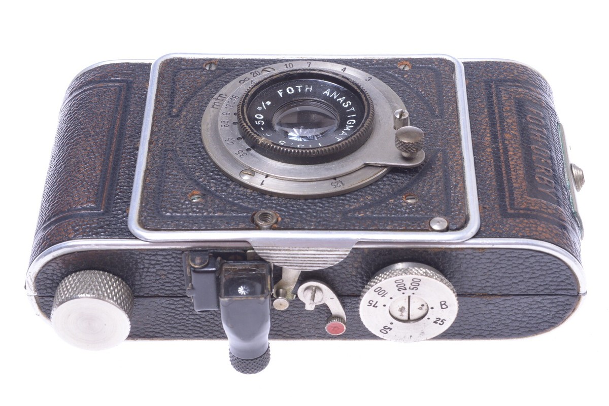 ✓ FOTH DERBY II 127 ROLL FILM 3X4CM CAMERA 50MM 3.5 LENS W