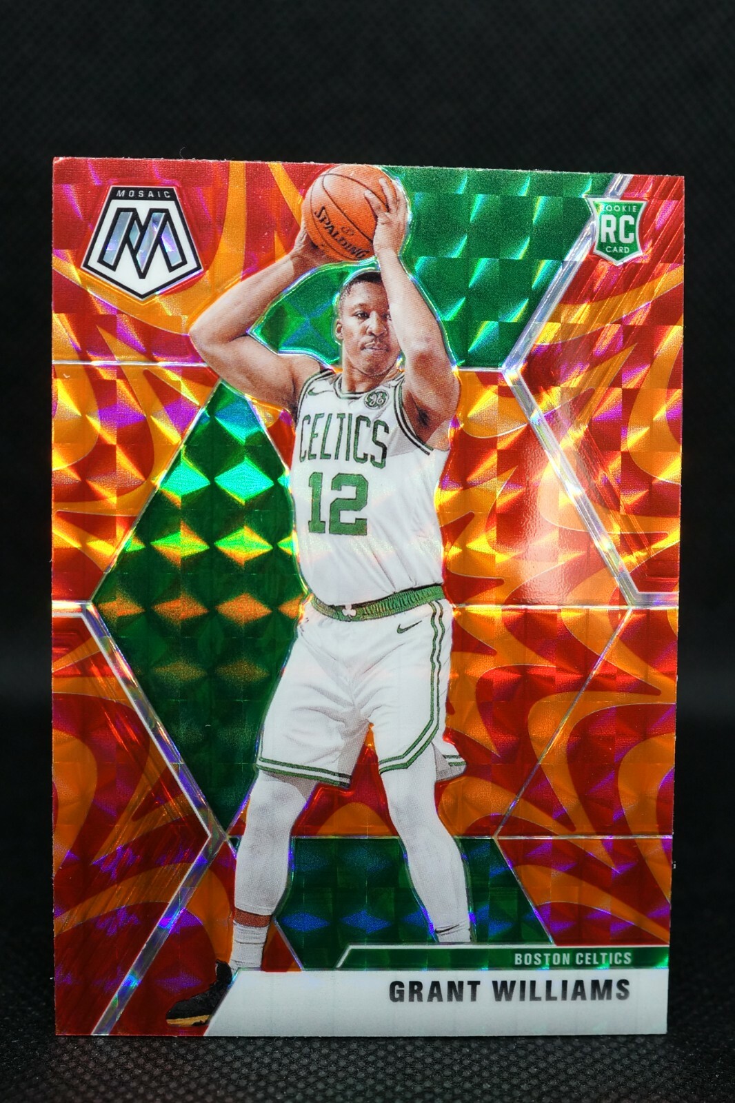 2019 Panini Mosaic Rookies Reactive Orange Prizm Grant Williams #217 Rookie RC
