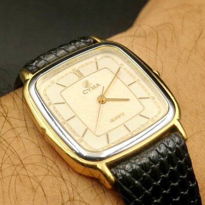 Vintage CYMA unisex Quartz watch. Come with original BOX. | eBay