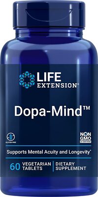 Life Extension Dopa-Mind   Supports Mental Acuity & Longevity 60 Tablets