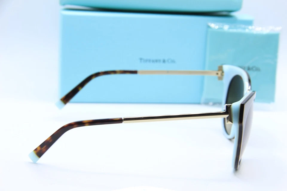 NUEVAS GAFAS TIFFANY & CO. TF 4168 8134/3B HABANA DORADAS AUTÉNTICAS MARCOS 54-20 Foto 4 de 4