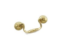 Antique Drawer Pulls Colonial Queen Ann Swan ...
