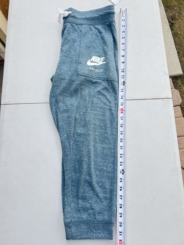 Pantaloni della tuta pullover donna Nike Dri-FIT nuovi con etichette (M) uovo di Robin tagliati blu - Foto 10 di 11