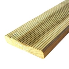 Pavimento Legno Da Esterno Decking Pino Impregnato Autoclave mm 20 x 90 x 1200