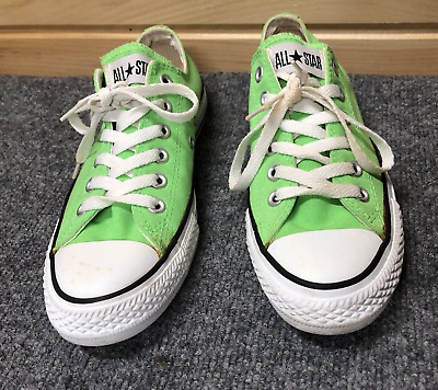 Converse All Star Low Top Sneakers 114061F Lime Green M 6, W Converse All Star Low Top Sneakers 114061F Lime Green M 6, W