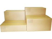 Scatole americane imballo di cartone a 2 onde Euroscatola 400x400x400 mm colore 