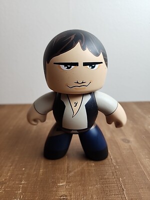 Star Wars Mighty Muggs Hans Solo- Vinyl 6'' Figure Hasbro 2007 Loose