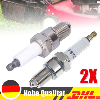 2PCS Zündkerze F6RTC RN10YC Für Honda TORCH: F6TC BPR6ES Rasenmäher Teile DE