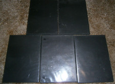 5x Standard Black SLIM  DVD 1-Disc cases
