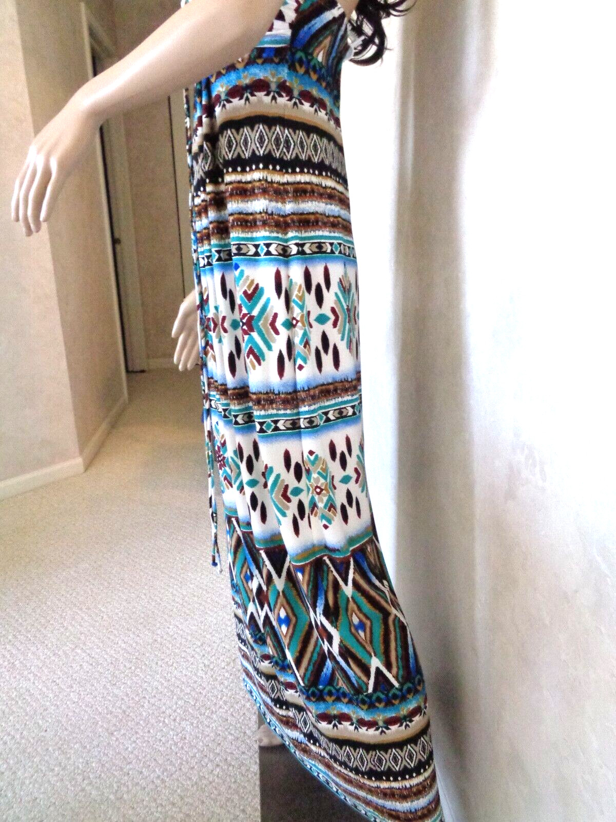 Intermission Tropical Multi-Colored Designed Long… - image 7