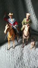 VINTAGE 1950's HARTLAND EARLY ROY ROGERS DALE EVANS w/BULLET