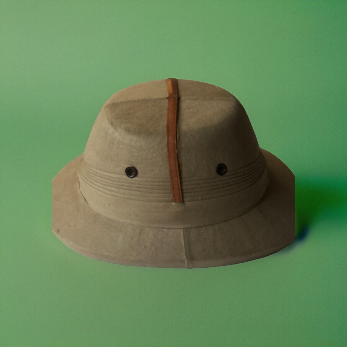 FORSOMEONE COTTON MOUNT HAT 2.0 バケットハット Vintage Real Original TAN Pith Helmet Safari, IHI Sun Hat