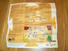 Nab It! Word Board Game Replacement Parts/Pieces-Instructions