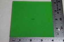 0126.30- OPAQUE SPRING GREEN 4" x 4" BULLSEYE 3mm THICK GLASS 90 COE FUSIBLE