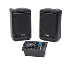 Samson XP300 6 Stereo 2-Way Portable PA System with Bluetooth, 150W