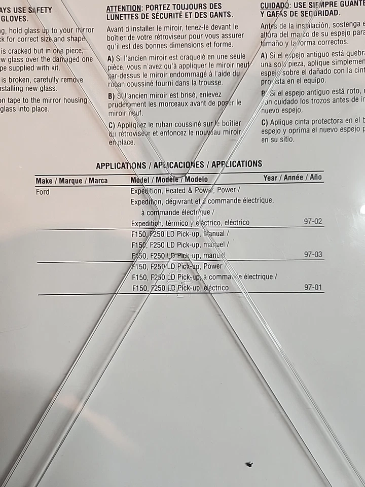 Espejo retrovisor puerta lateral izquierdo cristal K Source 99034 Foto 4 de 4