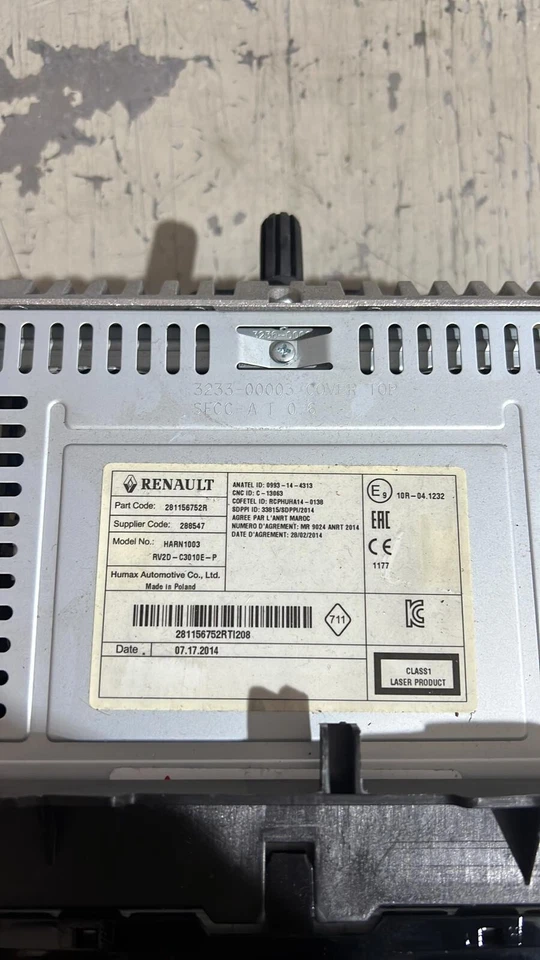 stereo autoradio renault captur 2012-2017 (senza codice) 281156752R - Immagine 4 di 4