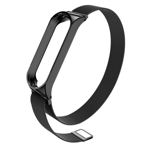 Correa de acero inoxidable para Xiaomi Mi Band 5 4 3 correa de reloj de pulsera inteligente con cubierta - Imagen 5 de 36