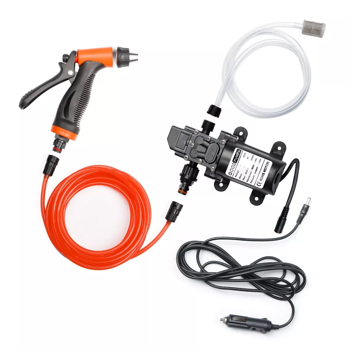 Cheap High Pressure Car Washing Machine Kit 12V Electric Pump +