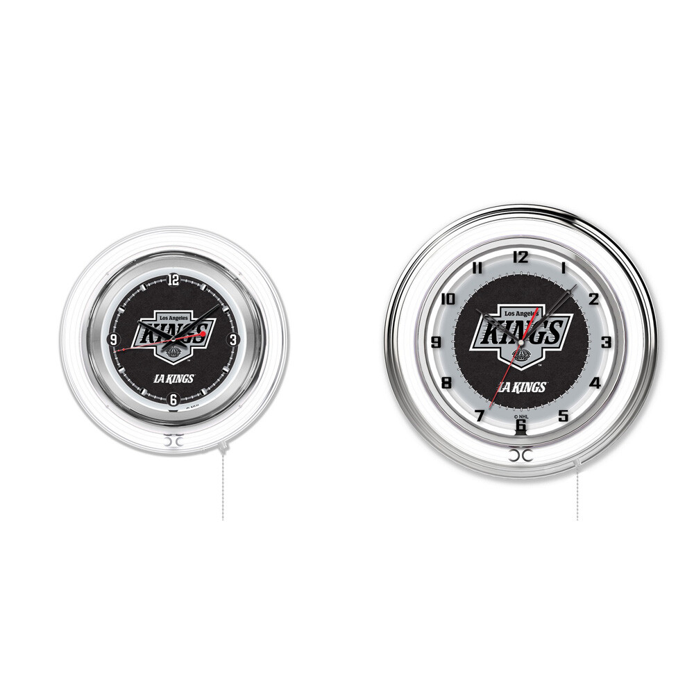 NHL - Los Angeles Kings Double Neon Ring, Logo Clock Hockey Team Logo